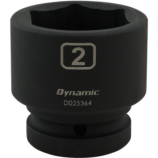 1" Drive Standard Socket, Black Phosphate, Tools 2" X 1" Drive, 6 Point Standard Length